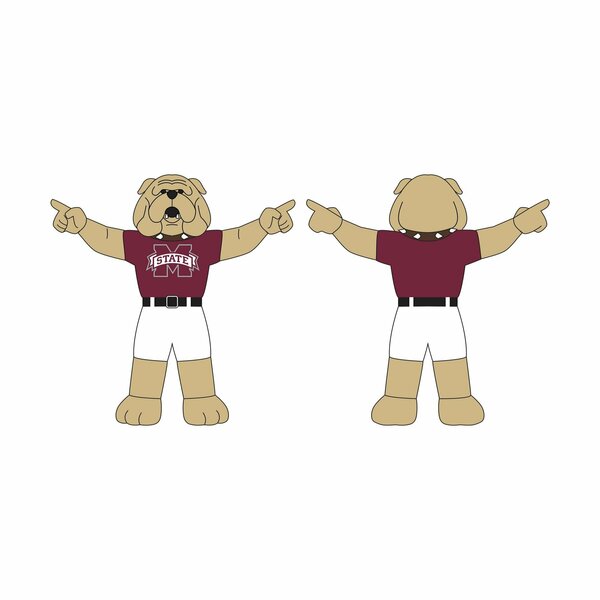 Logo Brands Mississippi State 7ft Yard Inflatable Mascot 177-100-M